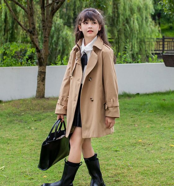 coat khaki double breasted trench coats baby big girls long sleeve belt jackets clothing kids fashion 2021 autumn cotton outerwear, Blue;gray
coat khaki double breasted trench coats baby big girls long sleeve belt jackets clothing kids fashion 2021 autumn cotton outerwear, Blue;gray