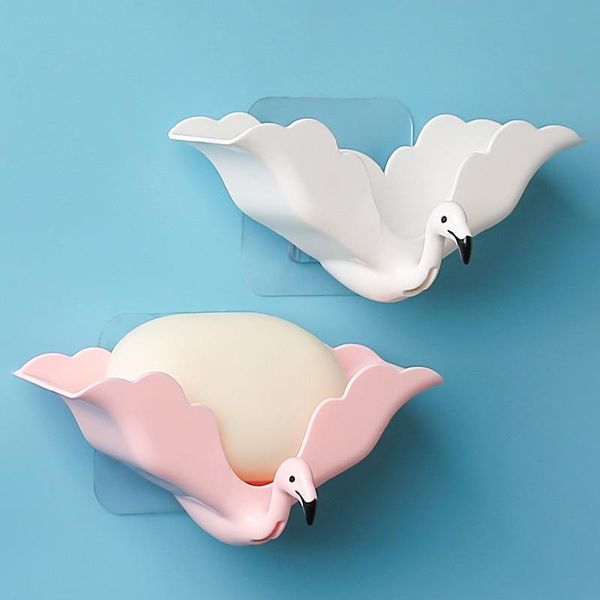 creative flamingo shape soap dish rack for shower bathroom punching tray wall mounted box storage holder dishes
creative flamingo shape soap dish rack for shower bathroom punching tray wall mounted box storage holder dishes