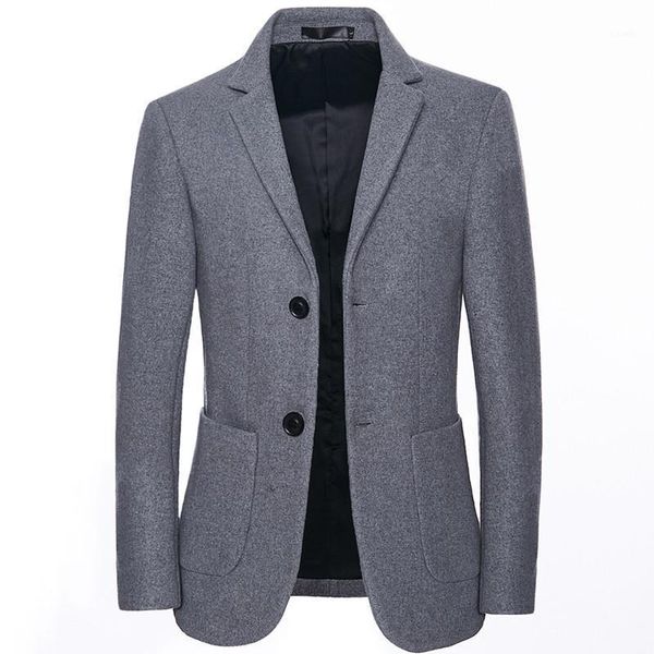men's suits & blazers blazer woolen blended coat korean fashion short style thick warm jacket autumn/winter casual suit, White;black
men's suits & blazers blazer woolen blended coat korean fashion short style thick warm jacket autumn/winter casual suit, White;black
