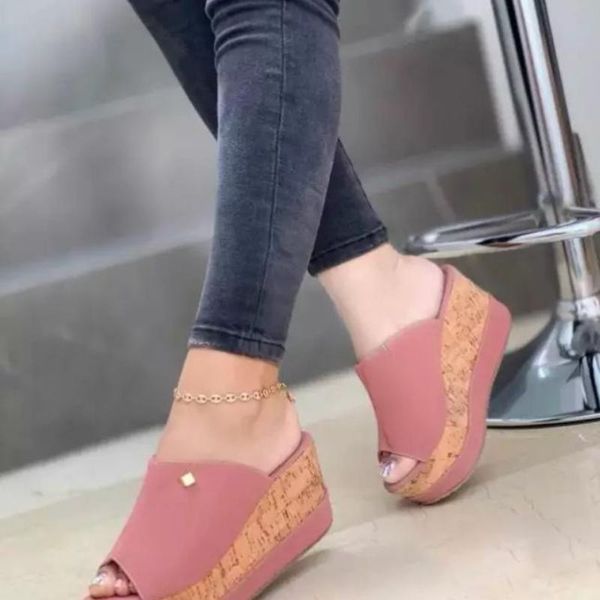 sandals 2021 women's shoes pu slope heel muffin thick bottomed high flip flop anti slip beach fashion km065, Black
sandals 2021 women's shoes pu slope heel muffin thick bottomed high flip flop anti slip beach fashion km065, Black