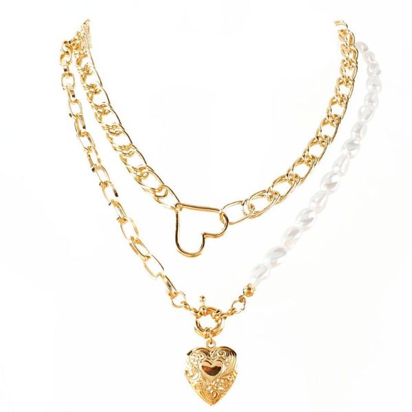 pendant necklaces vintage imitation pearl love necklace lady gold fashion 2 layer jewelry gift wholesale, Silver
pendant necklaces vintage imitation pearl love necklace lady gold fashion 2 layer jewelry gift wholesale, Silver