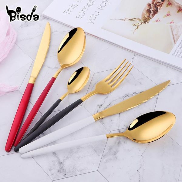 4pcs flatware set gold cutlery sets stainless steel spoon salad fork knife dessert tea-spoon steak snack tools dinnerware
4pcs flatware set gold cutlery sets stainless steel spoon salad fork knife dessert tea-spoon steak snack tools dinnerware