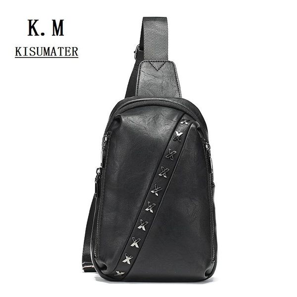 fanny pack men's bag designer small satchel rivet waist bags retro for teenagers
