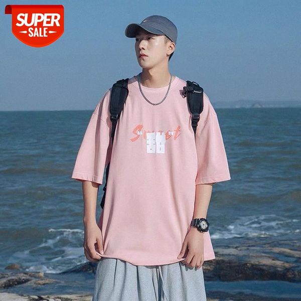 national tide trend simple text t-shirt summer trendy men's loose short-sleeved half-sleeved tee hong kong style literary clothing #ld9, White;black
national tide trend simple text t-shirt summer trendy men's loose short-sleeved half-sleeved tee hong kong style literary clothing #ld9, White;black