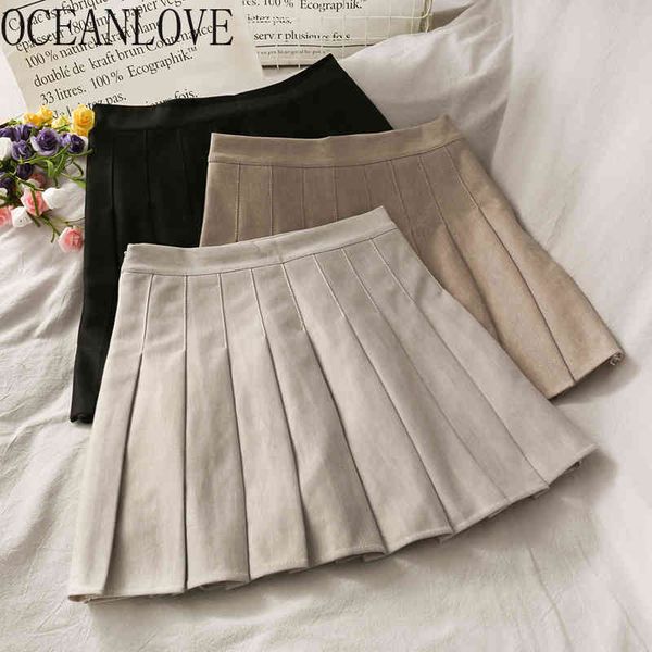 pleated women solid autumn winter vintage high waist mini skirts korean faldas mujer clothes 19199 210415, Black
pleated women solid autumn winter vintage high waist mini skirts korean faldas mujer clothes 19199 210415, Black