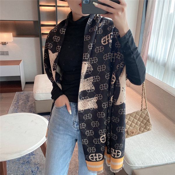 and imitation cashmere double-sided thickened shawl korean versatile student scarf office air conditioning room dual-purpose 8bwj, Blue;gray
and imitation cashmere double-sided thickened shawl korean versatile student scarf office air conditioning room dual-purpose 8bwj, Blue;gray