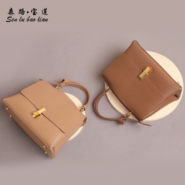 flip leather korean full handbag in spring and summer 2021