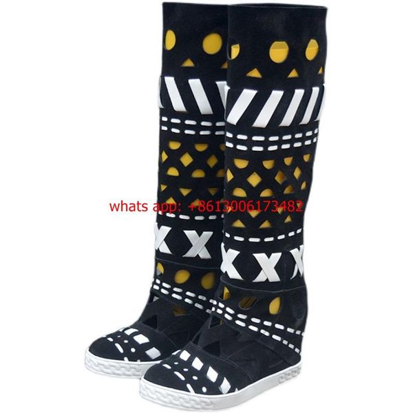 boots real pos 8cm inner heel hollow knee boot roman woman cut out crossed white black patchwork high
boots real pos 8cm inner heel hollow knee boot roman woman cut out crossed white black patchwork high