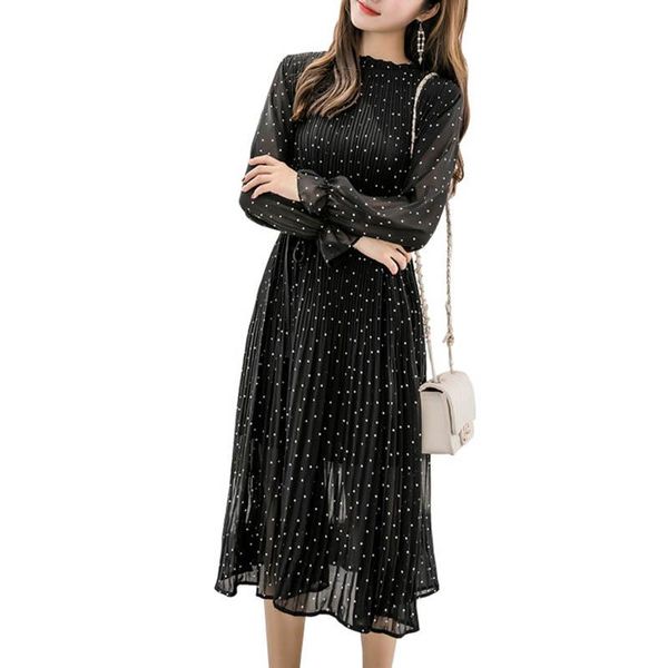 casual dresses normov 2021 women summer autumn chiffon dress high street vintage long sleeve dot loose black printing, Black;gray
casual dresses normov 2021 women summer autumn chiffon dress high street vintage long sleeve dot loose black printing, Black;gray
