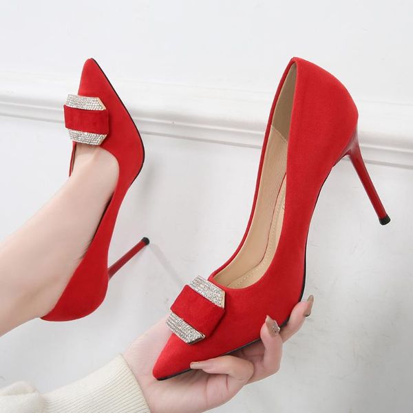 dress shoes odinokov 2021 women pumps suede high heels rhinestone office stiletto female comfort, Black
dress shoes odinokov 2021 women pumps suede high heels rhinestone office stiletto female comfort, Black