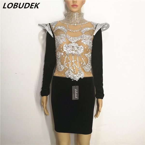 casual dresses crystals female dress dj costume singer dancer party performance nightclub bar model catwalk see-through one piece, Black;gray
casual dresses crystals female dress dj costume singer dancer party performance nightclub bar model catwalk see-through one piece, Black;gray