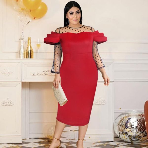 plus size dresses see through backless long sleeve black polka dot zipper o neck lace vintage elegant dress for lady party dinner club
plus size dresses see through backless long sleeve black polka dot zipper o neck lace vintage elegant dress for lady party dinner club