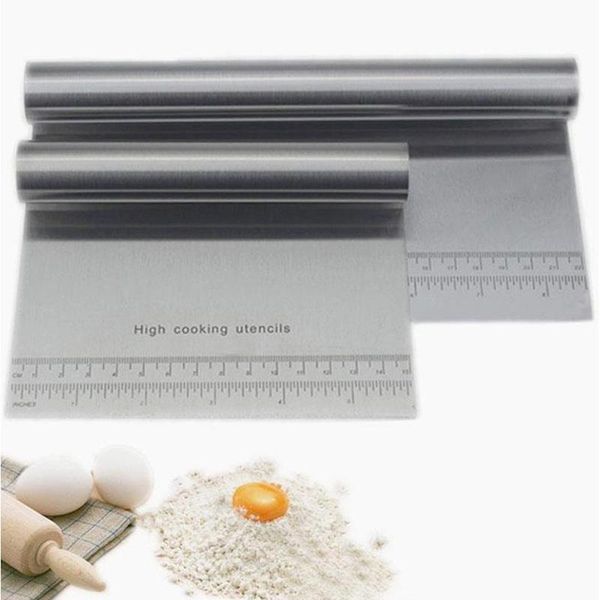 baking & pastry tools stainless steel dough scraper smoother cake pizza cutter with measuring scale edge diy fondant spatulas
baking & pastry tools stainless steel dough scraper smoother cake pizza cutter with measuring scale edge diy fondant spatulas