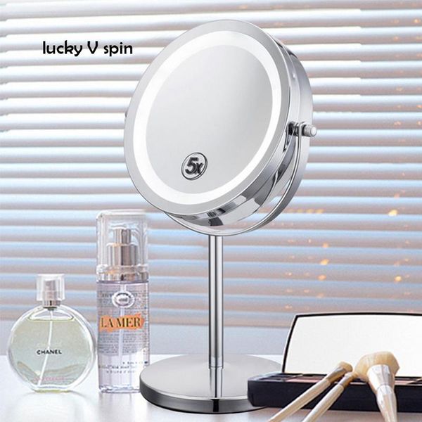 compact mirrors 5x10x magnifying 7inchmakeup mirror with led light 360 degree rotation double sided metal deskcosmetic
compact mirrors 5x10x magnifying 7inchmakeup mirror with led light 360 degree rotation double sided metal deskcosmetic