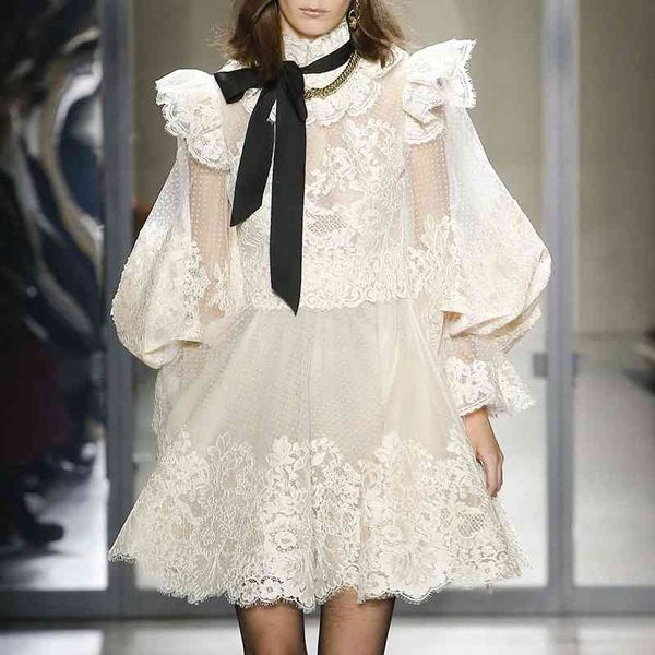 runway dresses australian tide brand spring and autumn stand-up collar lace long-sleeved high-waist perspective bow dress rxo3, Black
runway dresses australian tide brand spring and autumn stand-up collar lace long-sleeved high-waist perspective bow dress rxo3, Black