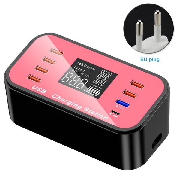 save time quick charging heat dissipation portable wall charger smart usb adapter lcd display no noise multi ports deskcell phone charge 
save time quick charging heat dissipation portable wall charger smart usb adapter lcd display no noise multi ports deskcell phone charge