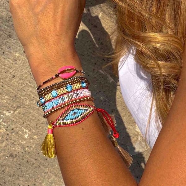 zhongvi summer beach shell bracelet set miyuki evil eye bracelets lucky pulseras dlica beads woven bracelet for women jewelry, Golden;silver
zhongvi summer beach shell bracelet set miyuki evil eye bracelets lucky pulseras dlica beads woven bracelet for women jewelry, Golden;silver