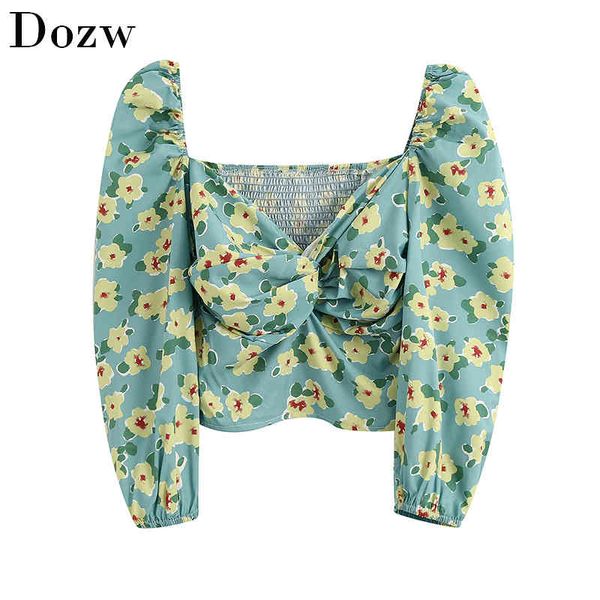puff long sleeve floral blouse women backless short shirt female bow tie holiday beach ladies bluzki damskie 210414, White
puff long sleeve floral blouse women backless short shirt female bow tie holiday beach ladies bluzki damskie 210414, White
