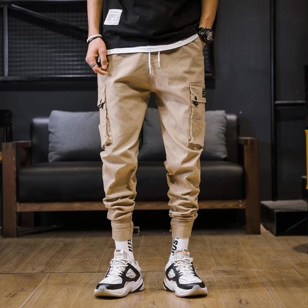 men's pants nice men spring autumn hip hop harem mens casual korean oversize 3xl joggers trouers, Black