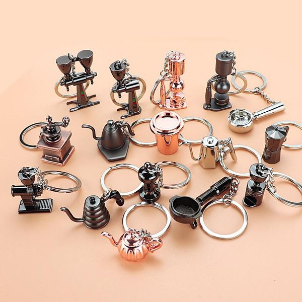 keychains 3d mini metal coffee equipment keychain creative pot cup for formen bag pendant keyring ware accessories gift, Silver
keychains 3d mini metal coffee equipment keychain creative pot cup for formen bag pendant keyring ware accessories gift, Silver