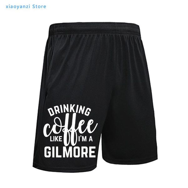drinking coffee like a gilmore slogan elastic waist jogger casual beach shorts male board men's, White;black
drinking coffee like a gilmore slogan elastic waist jogger casual beach shorts male board men's, White;black