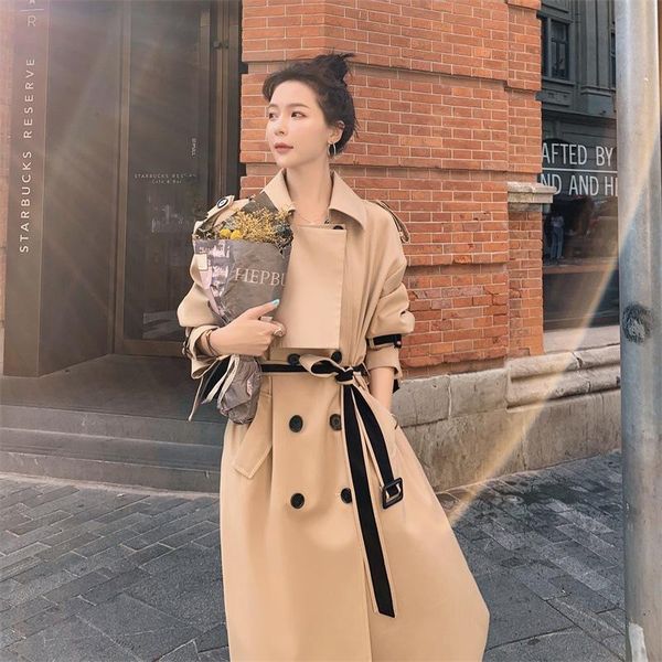 women's trench coats women coat slim windbreaker double breasted long overcoat outwear solid color oversize 2021 m603, Tan;black
women's trench coats women coat slim windbreaker double breasted long overcoat outwear solid color oversize 2021 m603, Tan;black
