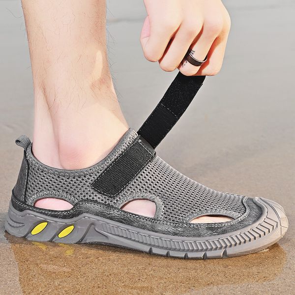 summer mesh men sandals designer classic men casual sneakers breathable beach shoes comfortable flip-flops slippers plus size 46, Black
summer mesh men sandals designer classic men casual sneakers breathable beach shoes comfortable flip-flops slippers plus size 46, Black