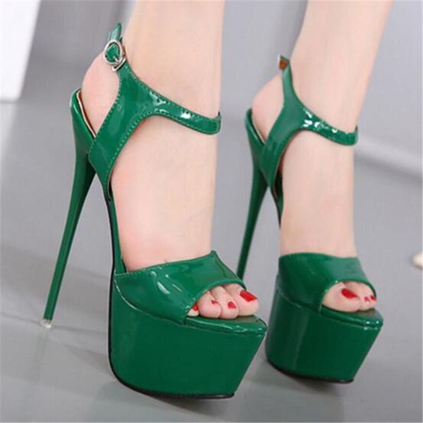 extreme high heel sandals fashion womens shoes peep-toe pumps 16cm super heels gladiator buckle strap, Black
extreme high heel sandals fashion womens shoes peep-toe pumps 16cm super heels gladiator buckle strap, Black