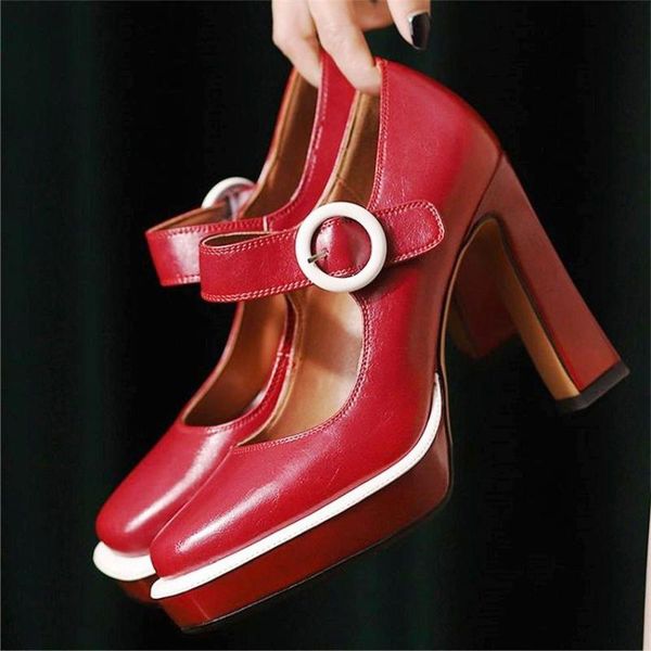 dress shoes elegant mary janes women's cow leather platform high heels party pumps boots block wedding nightclub 34 35 36 37 38 39, Black
dress shoes elegant mary janes women's cow leather platform high heels party pumps boots block wedding nightclub 34 35 36 37 38 39, Black