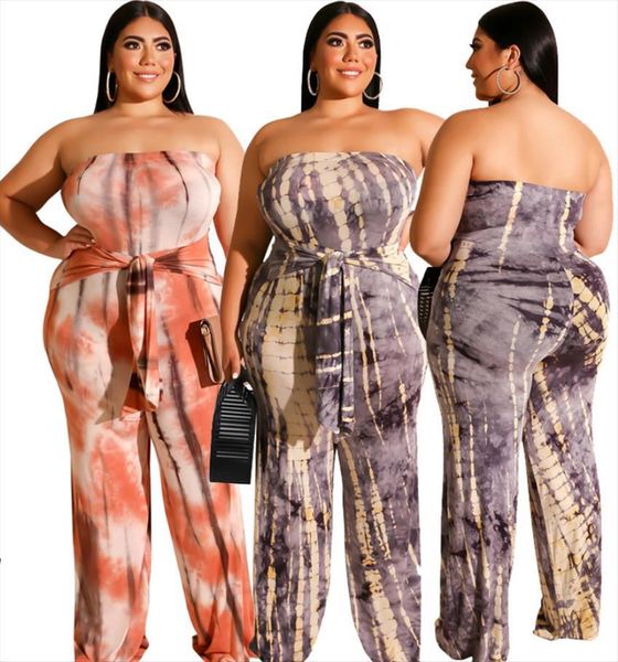 tie dye printed women jumpsuit nightclub wear females strapless backless lace up straight leg rompers big size xl 5xl, Black;white
tie dye printed women jumpsuit nightclub wear females strapless backless lace up straight leg rompers big size xl 5xl, Black;white