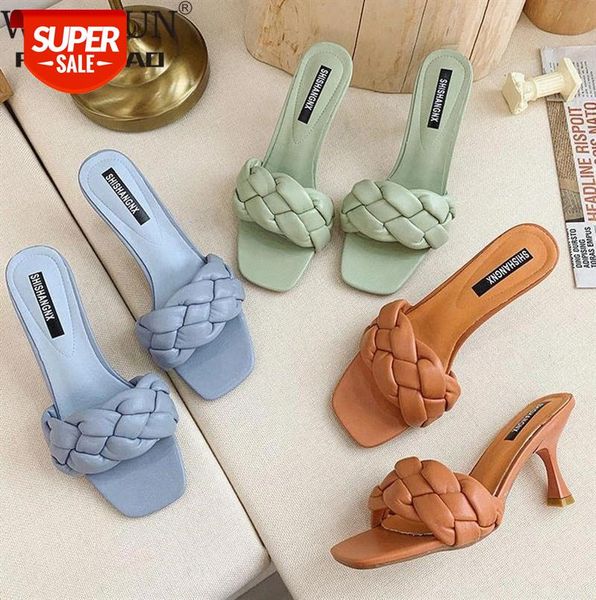 weave designer women slipper ladies thin high heel sandal 2021 new summer slip-on open toe brown outdoor slides flip flop shoe #zd4w, Black
weave designer women slipper ladies thin high heel sandal 2021 new summer slip-on open toe brown outdoor slides flip flop shoe #zd4w, Black