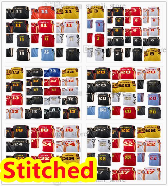 stitched 2021 basketball jerseys trae 11 young john 20 collins bogdan 13 bogdanovic clint 15 capela de'andre 12 hunter danilo 8 gallina, Black;red
stitched 2021 basketball jerseys trae 11 young john 20 collins bogdan 13 bogdanovic clint 15 capela de'andre 12 hunter danilo 8 gallina, Black;red