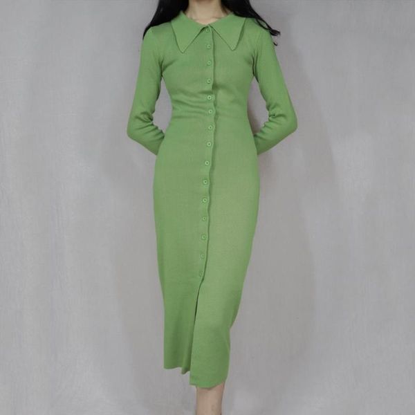 casual dresses autumn winter bodycon sweater knitted green 2021 women midi split long sleeve jumper, Black;gray
casual dresses autumn winter bodycon sweater knitted green 2021 women midi split long sleeve jumper, Black;gray