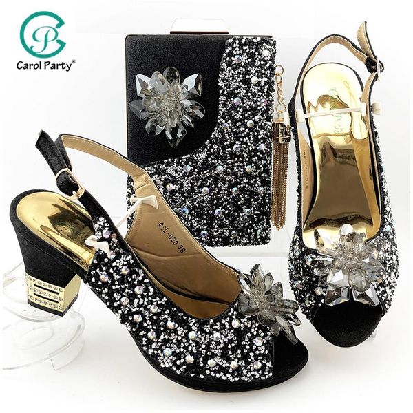 dress shoes arrival summer black color sandals and bags set fashion nigerian women high heels bag for party
dress shoes arrival summer black color sandals and bags set fashion nigerian women high heels bag for party