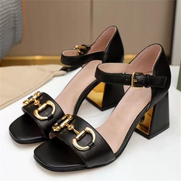2022 designer summer ladies sandals fashionable and beautiful metal decoration women's shoes fairy wind buckle belt office comfortable, Black
2022 designer summer ladies sandals fashionable and beautiful metal decoration women's shoes fairy wind buckle belt office comfortable, Black