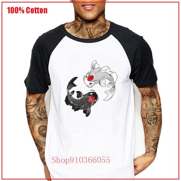 men's t-shirts japanese koi fish yin yang graphic printed t shirt male summer casual all cotton t-shirt colorful loose short sleeve men, White;black
men's t-shirts japanese koi fish yin yang graphic printed t shirt male summer casual all cotton t-shirt colorful loose short sleeve men, White;black