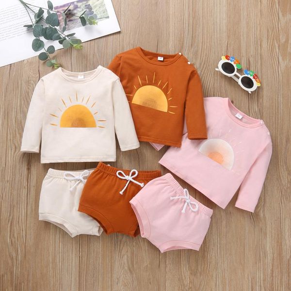 clothing sets citgeeautumn born baby girls boys casual outfits sum print long sleeve pullover + solid color shorts pants clothes set, White
clothing sets citgeeautumn born baby girls boys casual outfits sum print long sleeve pullover + solid color shorts pants clothes set, White