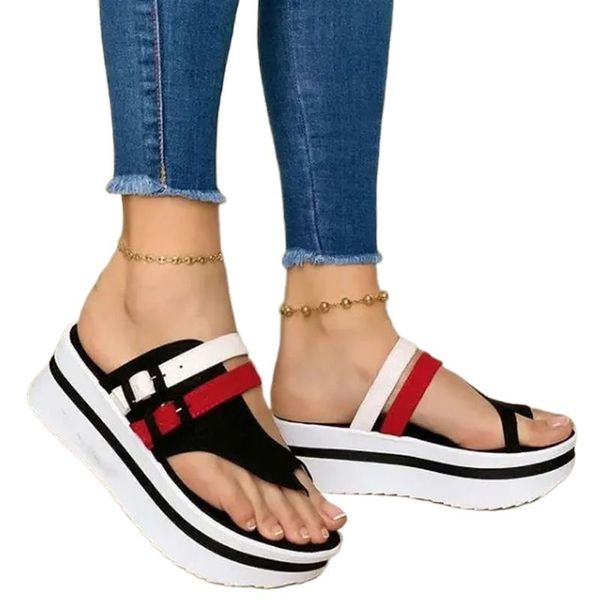 annabelle platform sandals shoes women heels casual female plus size wedges sandalias, Black
annabelle platform sandals shoes women heels casual female plus size wedges sandalias, Black