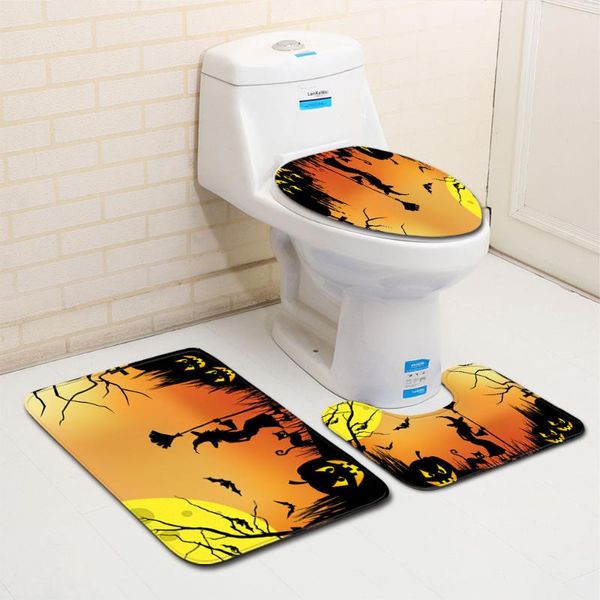 bath mats halloween party toilet seat cover fashion shower wc rug mat anti slip flannel witch printed set for bathroom
bath mats halloween party toilet seat cover fashion shower wc rug mat anti slip flannel witch printed set for bathroom