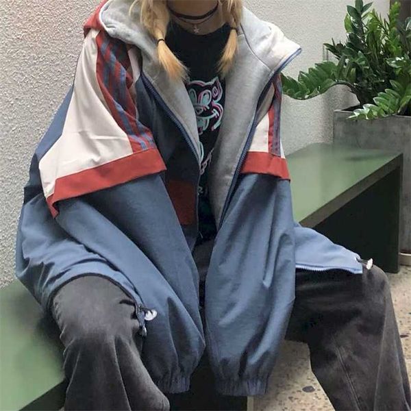 women's jackets wear both sides in spring and autumn korean loose jacket women's thin all-match japanese bf wind jacket 211109, Black;brown
women's jackets wear both sides in spring and autumn korean loose jacket women's thin all-match japanese bf wind jacket 211109, Black;brown
