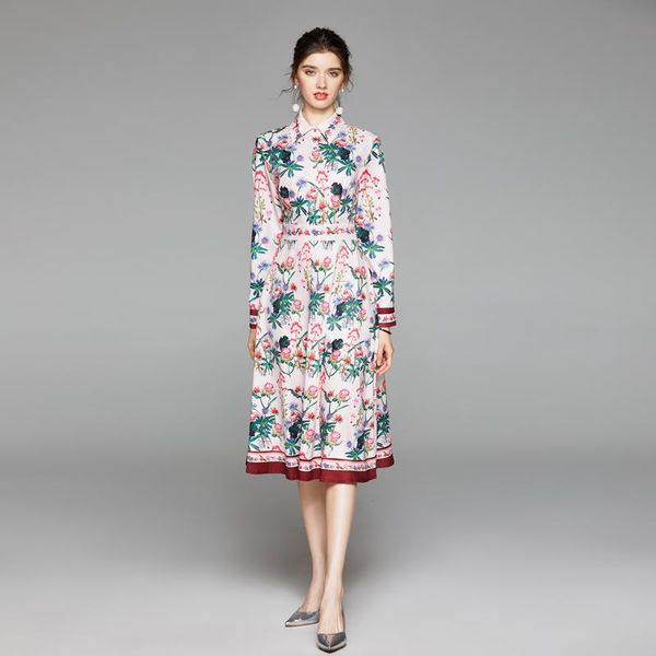 casual dresses 2021 spring autumn women turn-down collar long sleeve slim dress gorgeous retro flowers print runway, Black;gray
casual dresses 2021 spring autumn women turn-down collar long sleeve slim dress gorgeous retro flowers print runway, Black;gray