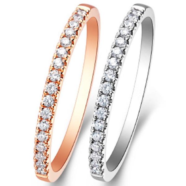 au750 rose white gold ring women wedding anniversary engagement party round moissanite diamond elegant romantic trendy cluster rings, Golden;silver
au750 rose white gold ring women wedding anniversary engagement party round moissanite diamond elegant romantic trendy cluster rings, Golden;silver