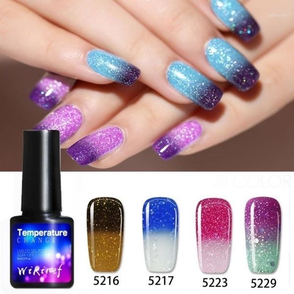 ml thermal nail polish temperature color changing glitter sequins fast dry manicure varnish gradient lacquer1, Red;pink
ml thermal nail polish temperature color changing glitter sequins fast dry manicure varnish gradient lacquer1, Red;pink