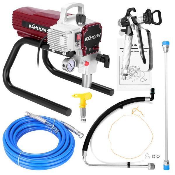 professional spray guns kkmoon 1800w high-pressure airless spraying gun machine paint sprayer painting tool
professional spray guns kkmoon 1800w high-pressure airless spraying gun machine paint sprayer painting tool