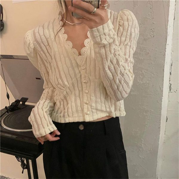 women's blouses & shirts lace blouse design shirt 2021 spring french short patchwork bottoming long-sleeved, White
women's blouses & shirts lace blouse design shirt 2021 spring french short patchwork bottoming long-sleeved, White