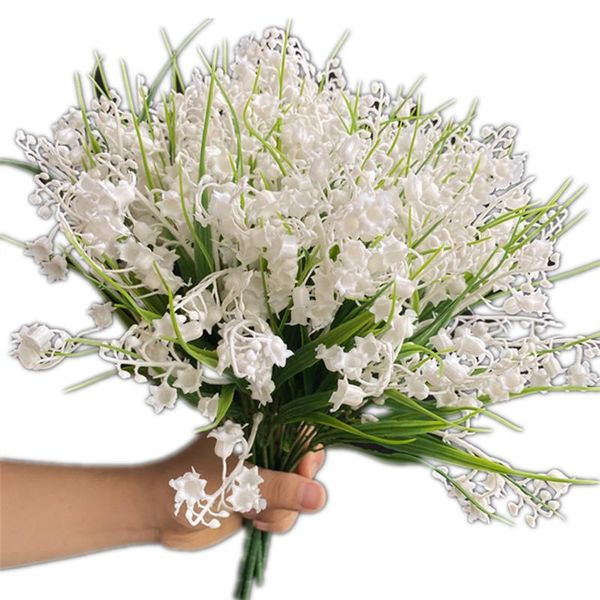 decorative flowers & wreaths one fake valley lily 5 stems/bunch simulation plastic flores convallariae wedding home artificial flowres
decorative flowers & wreaths one fake valley lily 5 stems/bunch simulation plastic flores convallariae wedding home artificial flowres