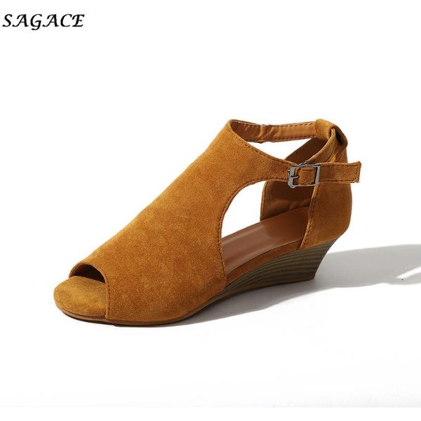 shoes women casual vintage fish mouth sandals platform wedge ankle strap peep toe high heel mujer, Black
shoes women casual vintage fish mouth sandals platform wedge ankle strap peep toe high heel mujer, Black