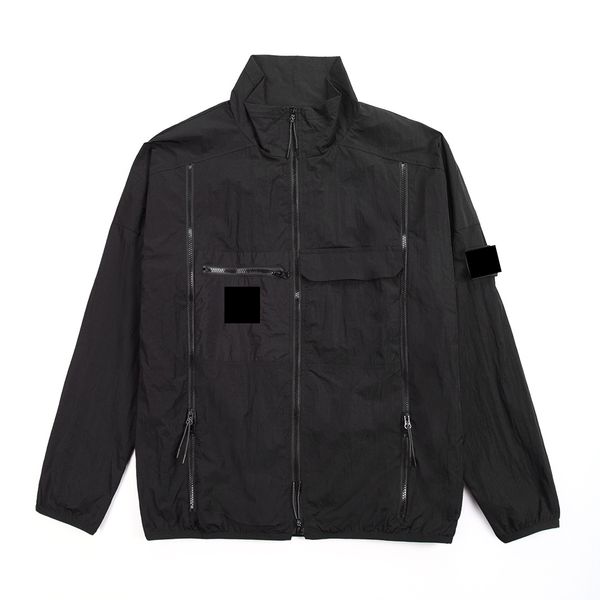 luxury men's jacket designer brand stone jackets zip stand-up collar badge coat, Black;brown
luxury men's jacket designer brand stone jackets zip stand-up collar badge coat, Black;brown