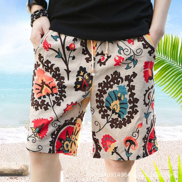 men's shorts chao brand cotton hemp casual capris men's chinese style breathable sweat absorbing underpants 5-point shorts beach b, White;black
men's shorts chao brand cotton hemp casual capris men's chinese style breathable sweat absorbing underpants 5-point shorts beach b, White;black