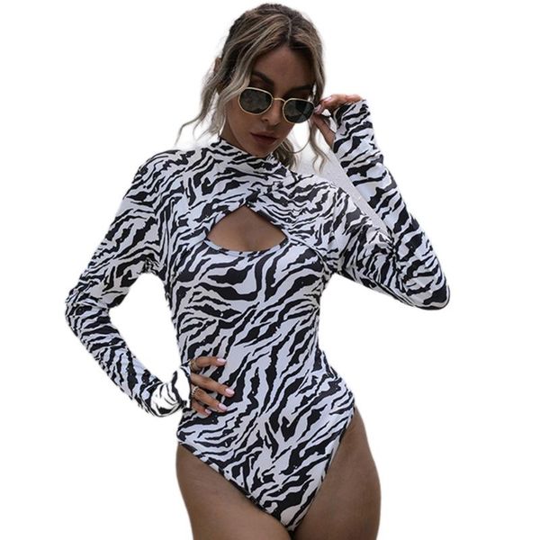 women's jumpsuits & rompers women autumn long sleeve turtleneck bodysuit zebra striped printed bodycon leotard hollow out keyhole clubw, Black;white
women's jumpsuits & rompers women autumn long sleeve turtleneck bodysuit zebra striped printed bodycon leotard hollow out keyhole clubw, Black;white